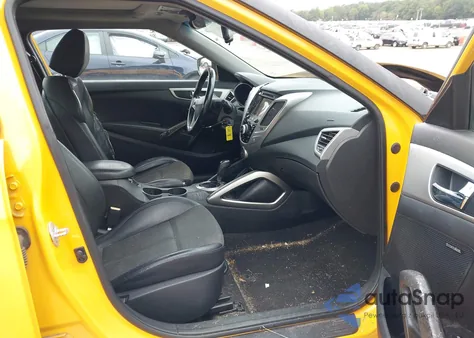 2014 Hyundai Veloster Base W/Black z USA, uszkodzony, nr VIN KMHTC6AD2EU192624